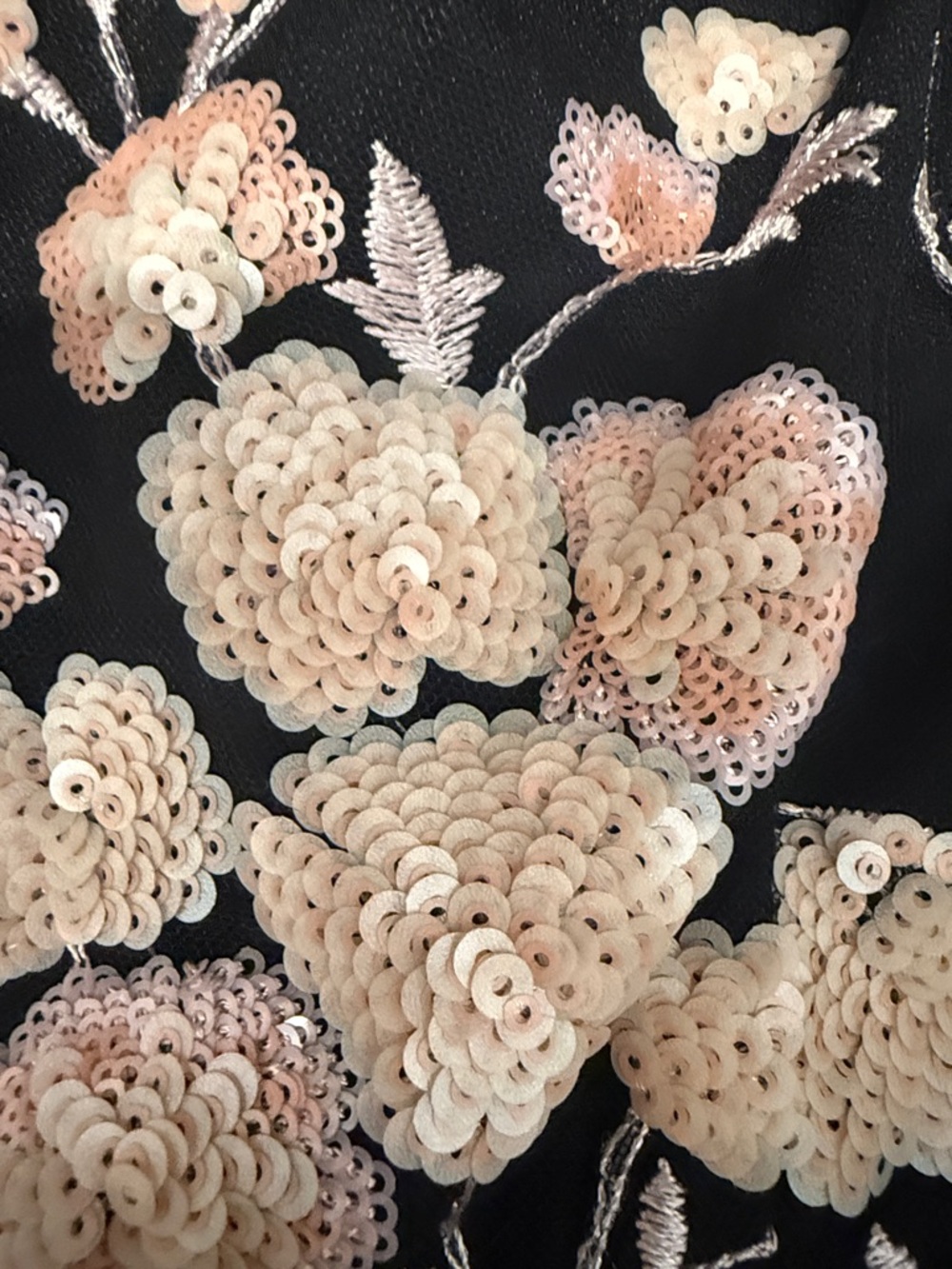 Self-Portrait Black Floral Off-Shoulder Mini Dress - Picture 8 of 10